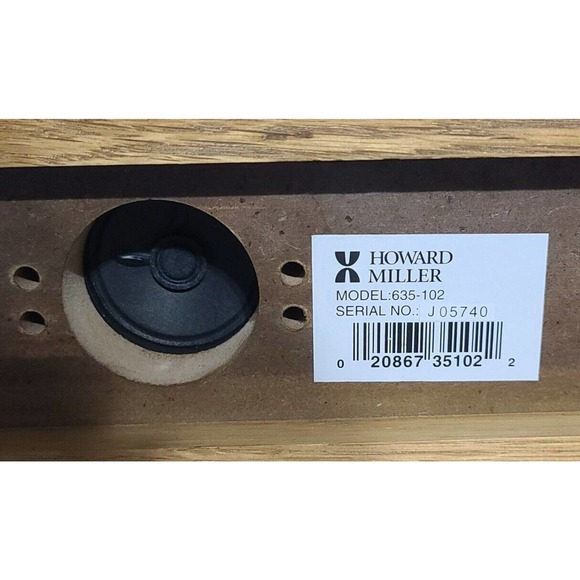 RARE VINTAGE Howard Miller Mantle Desk Clock Model 635-102 Made In Germany.CLEAN - Picture 8 of 8